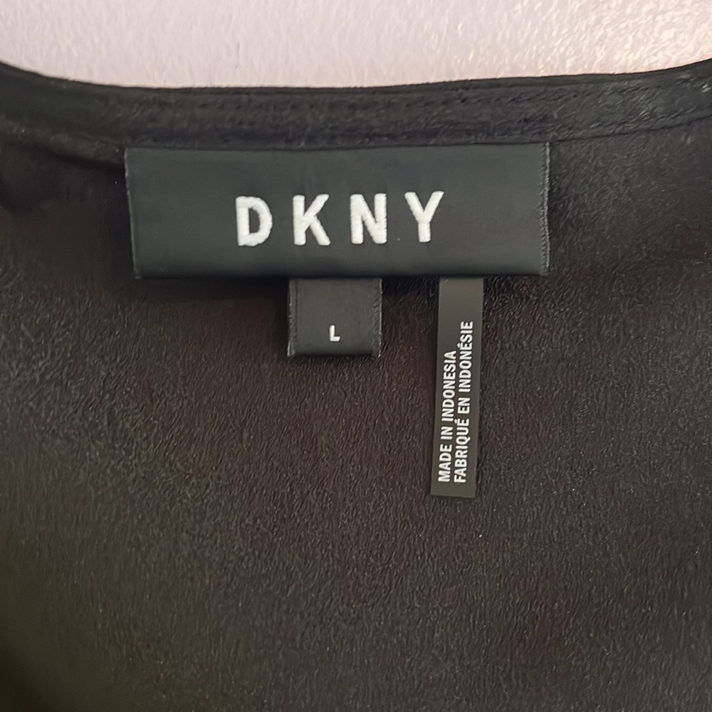 DKNY Yellow, Black, and White Tank Top - Picture 2 of 3